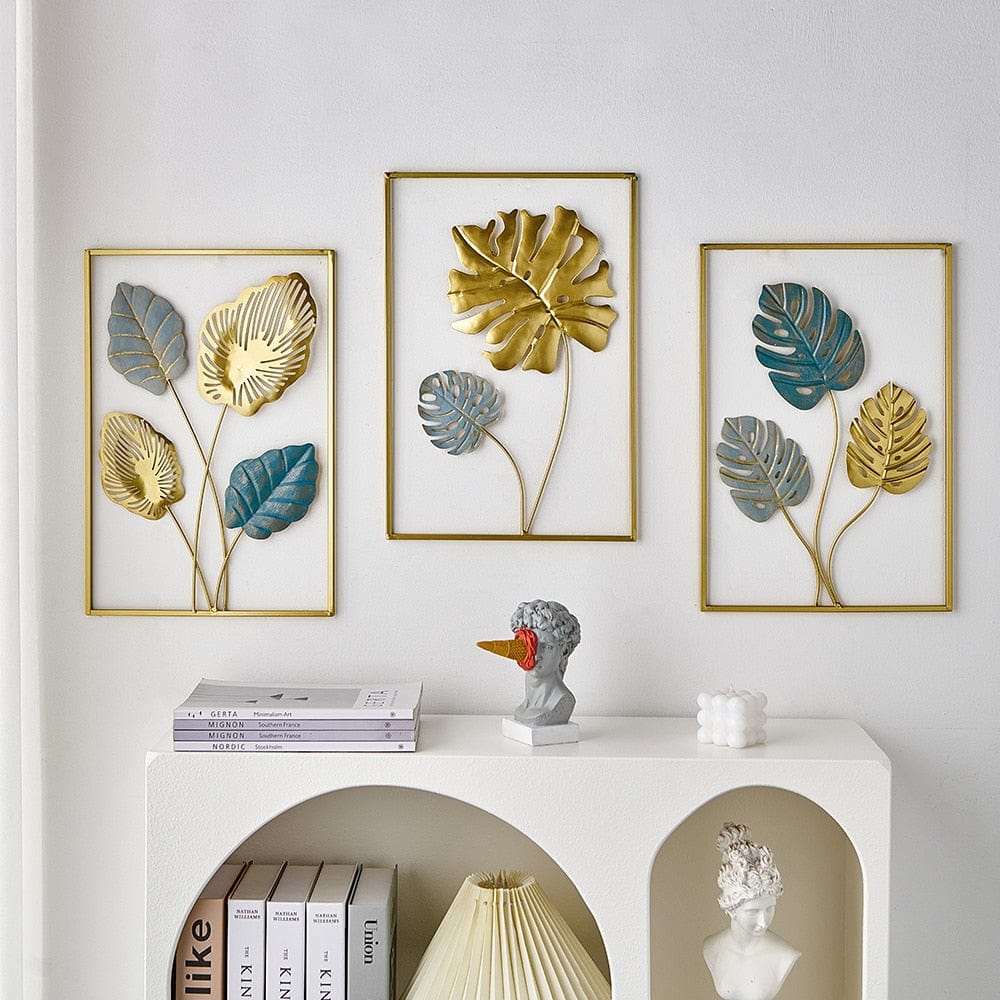 alt image 1 for Gold Metal Wall Art