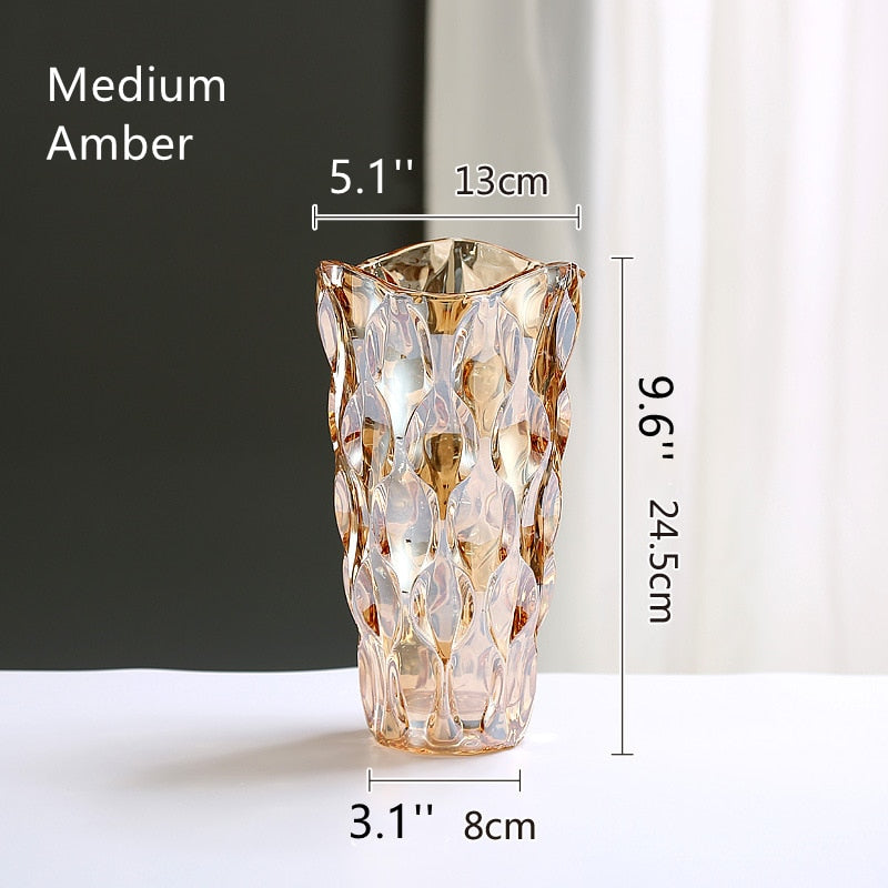 dimension of amber vase
