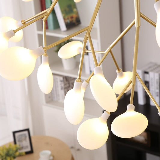 alt image 3 for Gold Flush Mount Chandelier