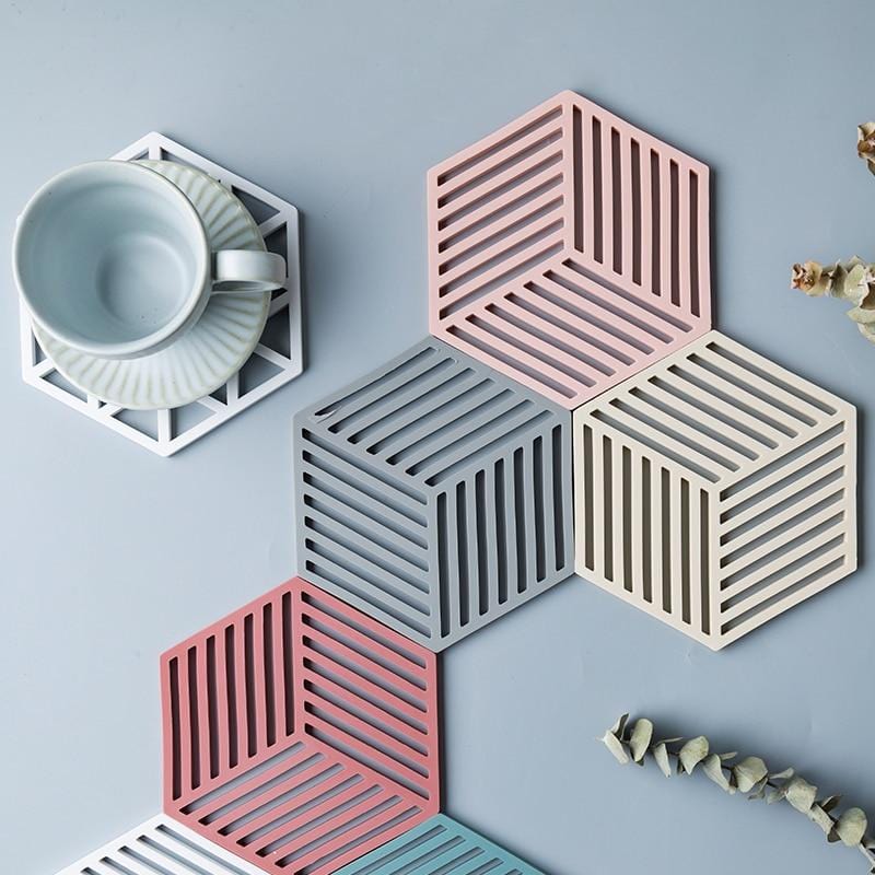 Hexagon Coaster Pad Tablemats