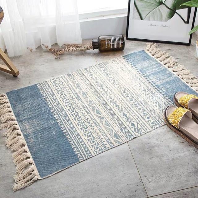 Retro Boho Area Rugs for living room