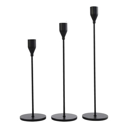 black candle holders