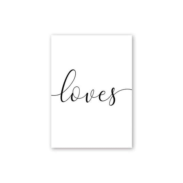 Love Canvas Wall Art