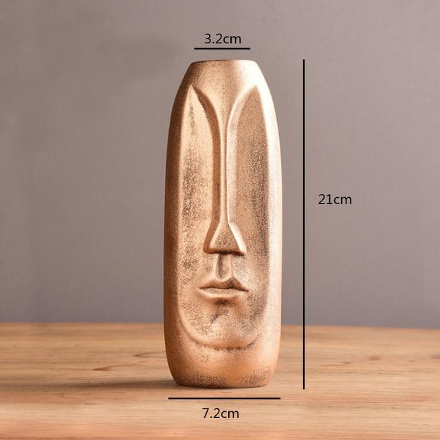 alt image 4 for Ceramic Face Vase