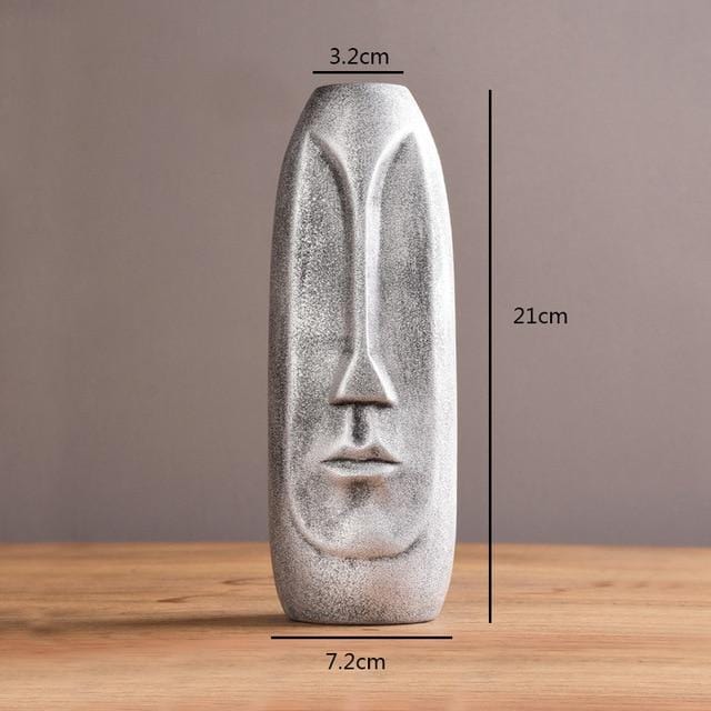 alt image 5 for Ceramic Face Vase