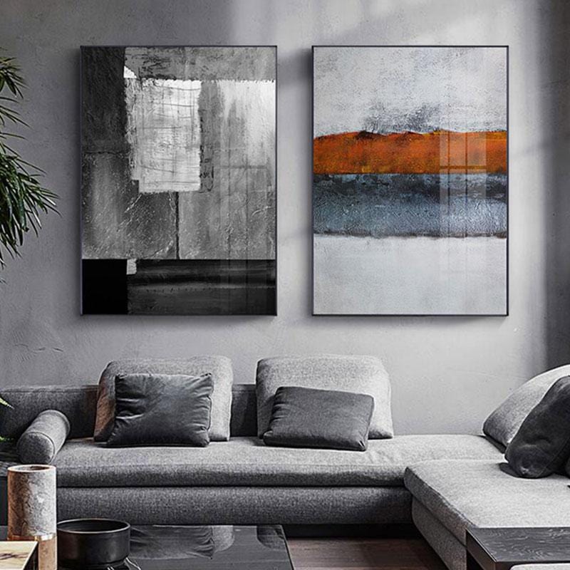 Black And White Abstract Wall Art