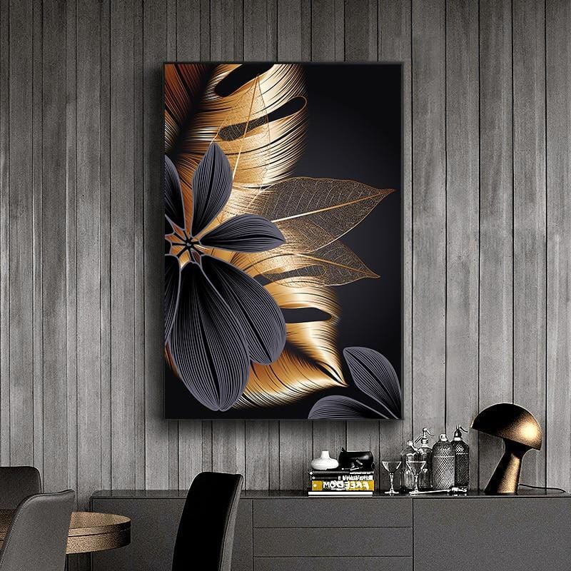 Alt image 2 for Black And Gold Wall Art