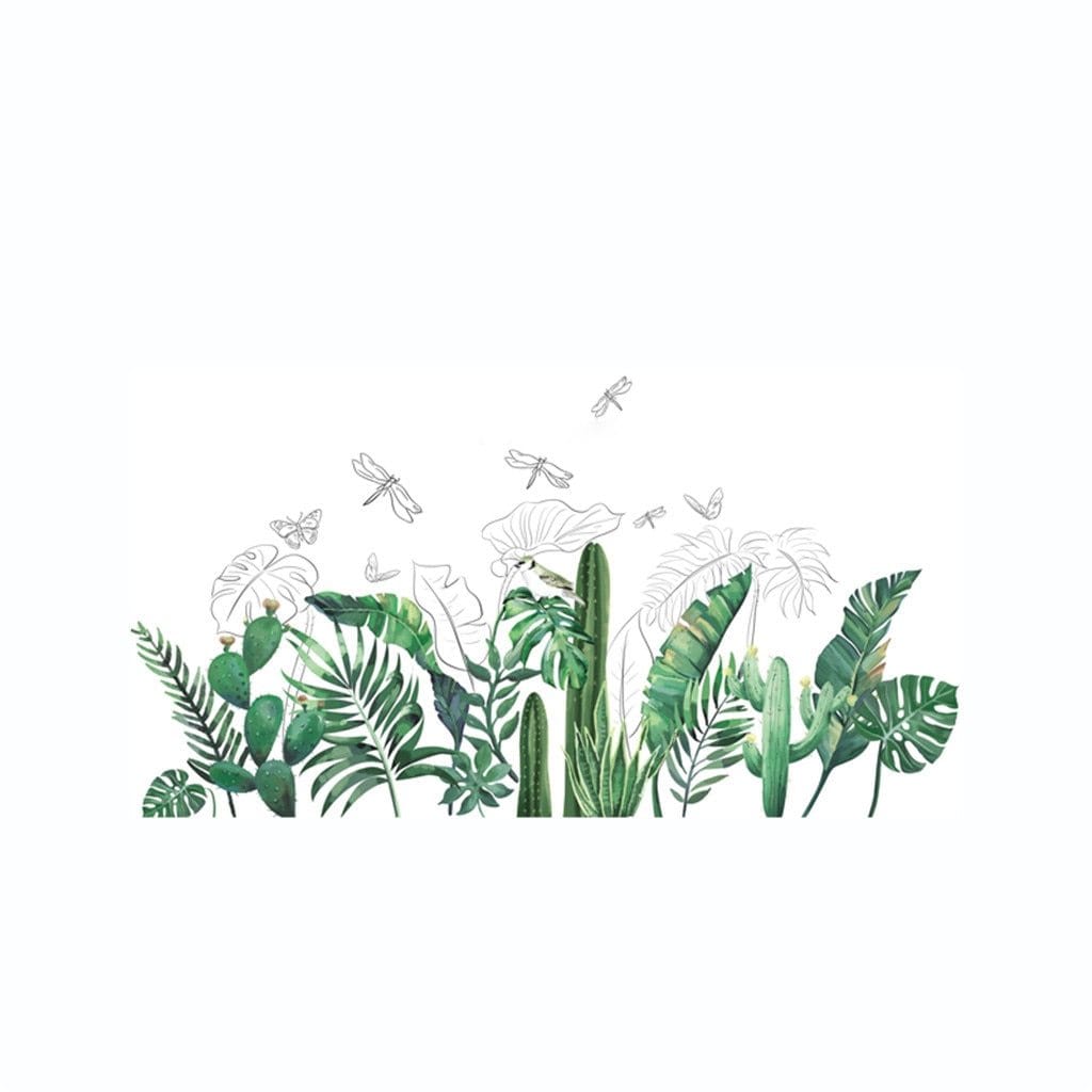 Tropical Plants Wall Stickers - Decorstly