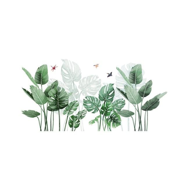 Tropical Plants Wall Stickers - Decorstly