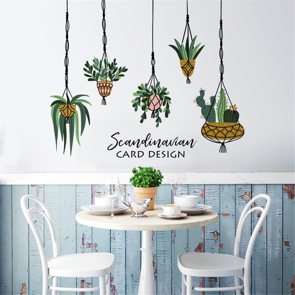 Tropical Plants Wall Stickers - Decorstly