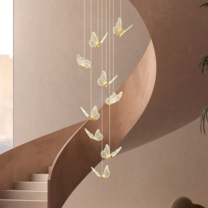 alt image 3 for Staircase Butterfly Chandelier