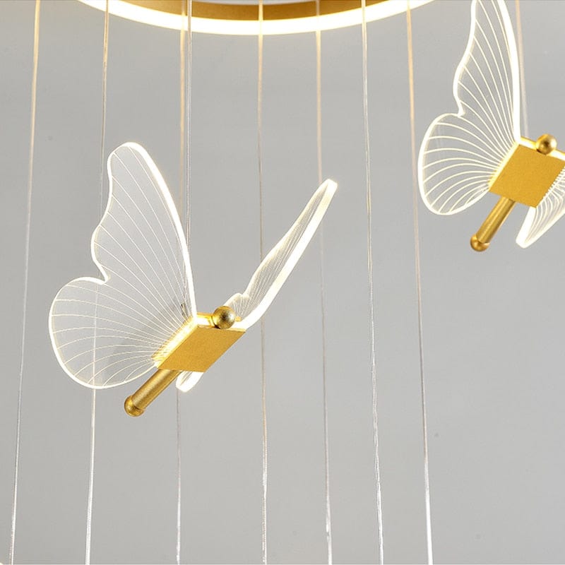 alt image 5 for Staircase Butterfly Chandelier