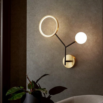 alt image 1 for Brass Branch Wall Sconce