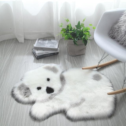 Animal Rug white cute koala