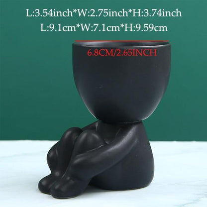 alt image 5 for Black Ceramic Vase