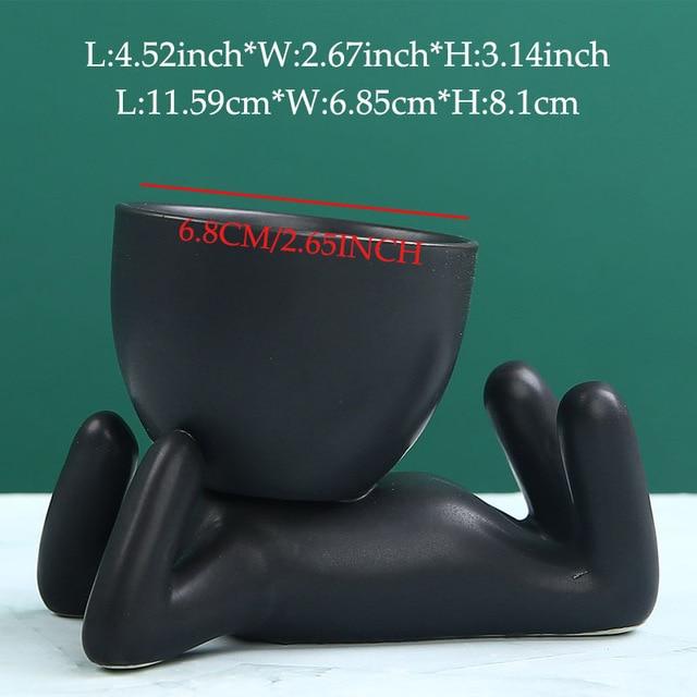 alt image 7 for Black Ceramic Vase