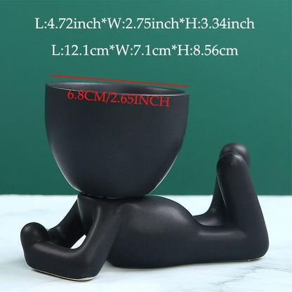 alt image 6 for Black Ceramic Vase