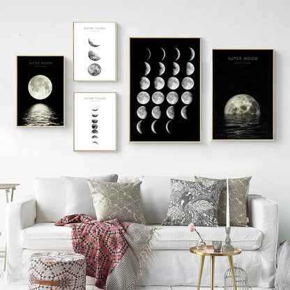 Moon Canvas Painting