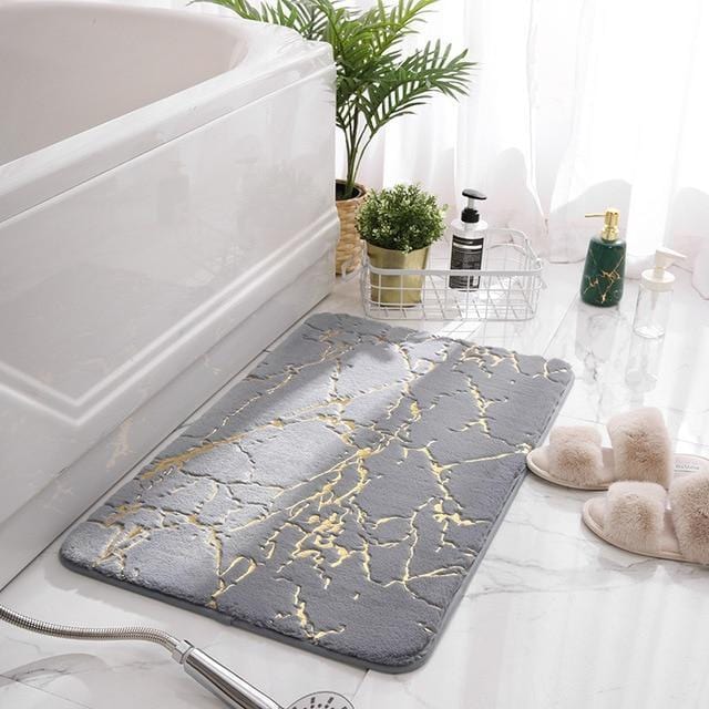 Rabbit Fur Bath Mat - Decorstly