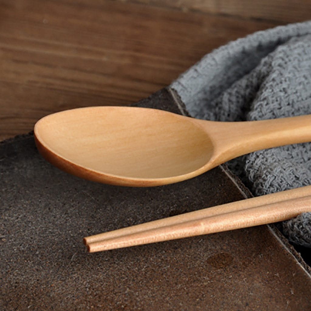 Wooden spoon Chopsticks - Decorstly