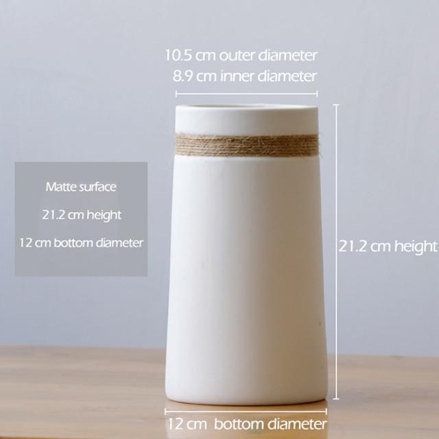 alt image 5 for White Cylinder Vase