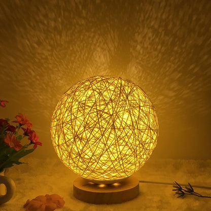 Knit Moon Lamp