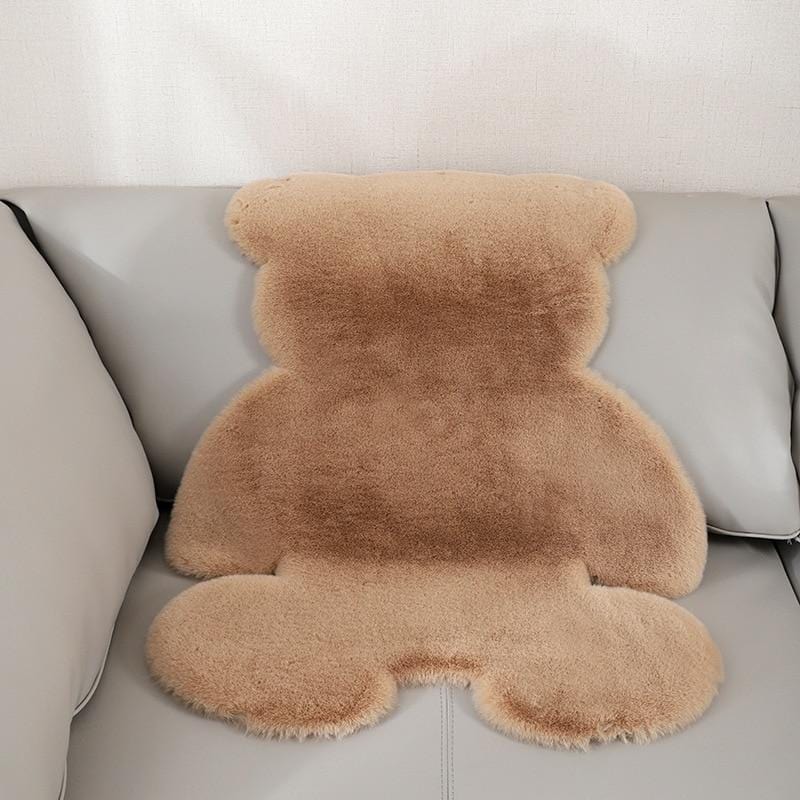 faux bear skin rug