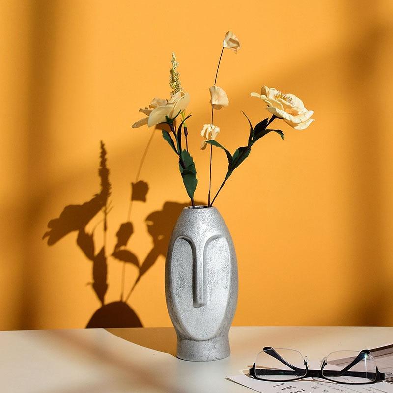 alt image 2 for Ceramic Face Vase