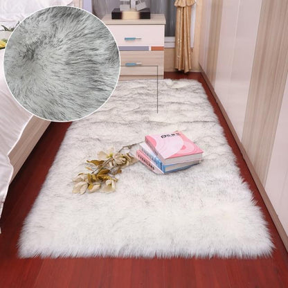 alt image 2 for White Plush thick Area Rug