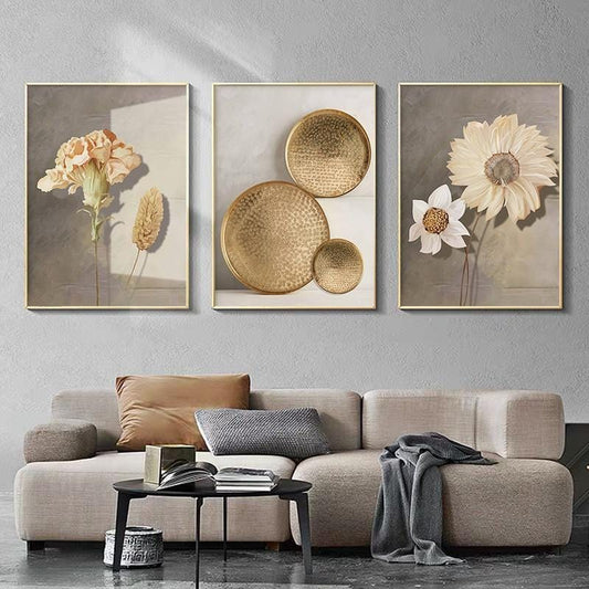 Gold Leaf Wall Art