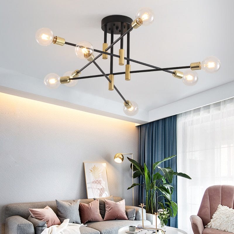 Black Sputnik Chandelier