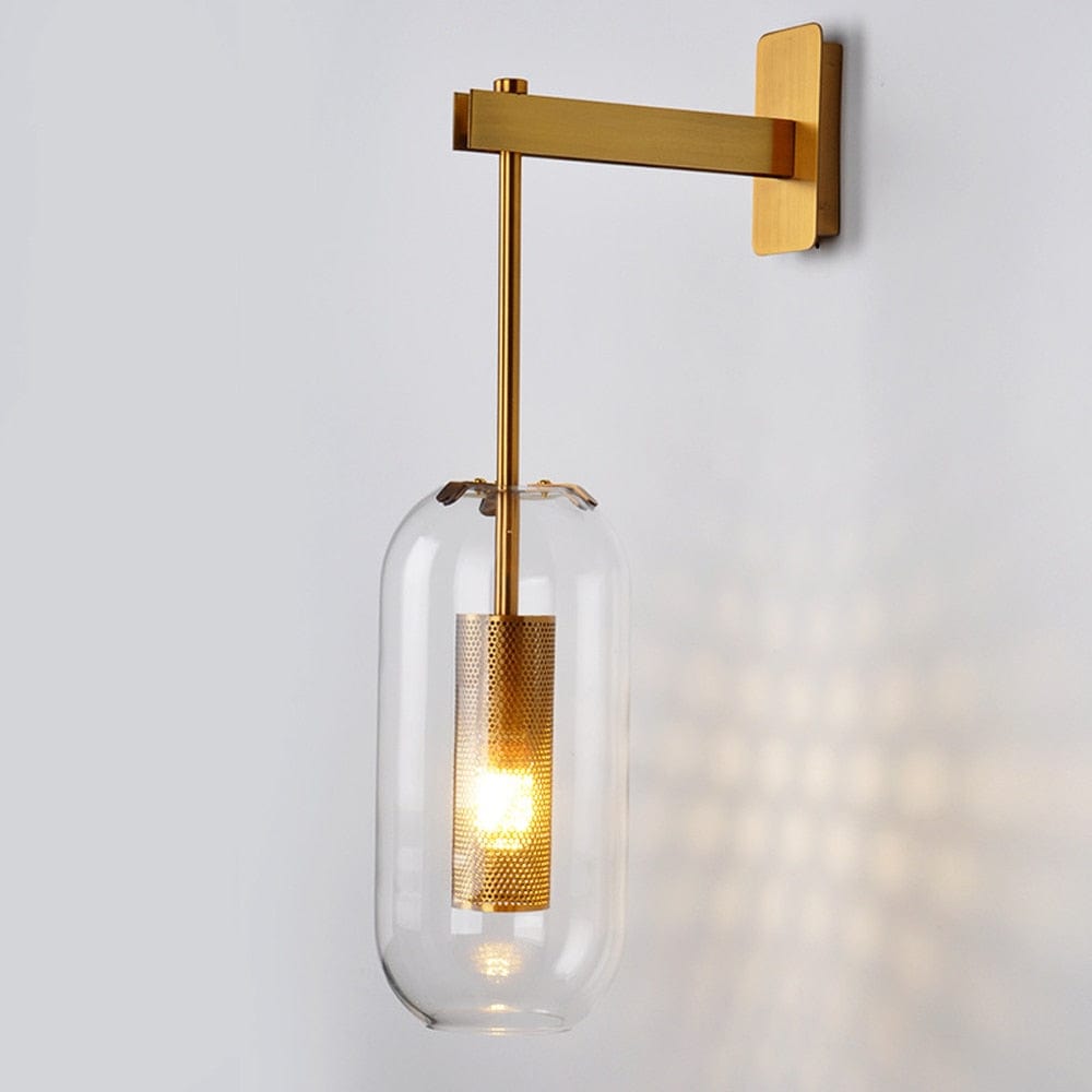 gold wall sconce